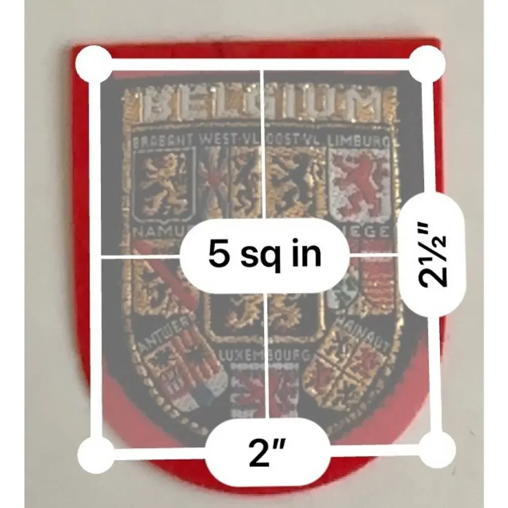 Vintage BUNDESREPUBLIK Germany Sew On Felt Patch